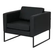 POLTRONA DETROIT - PRETO/PRETO - Foto 1