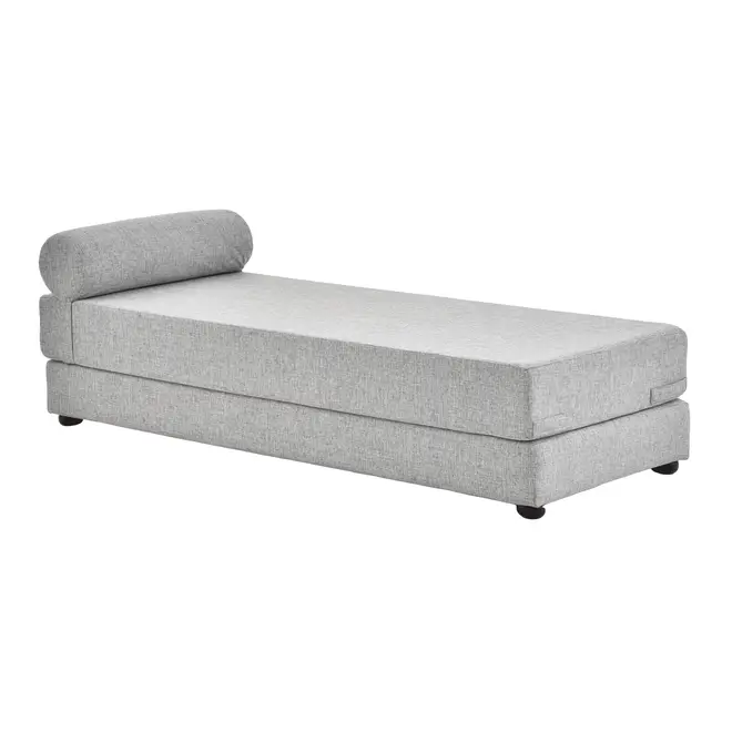 SOFÁ-CAMA 2 LUGARES STACK - CINZA CLARO MESCLA - Foto 6