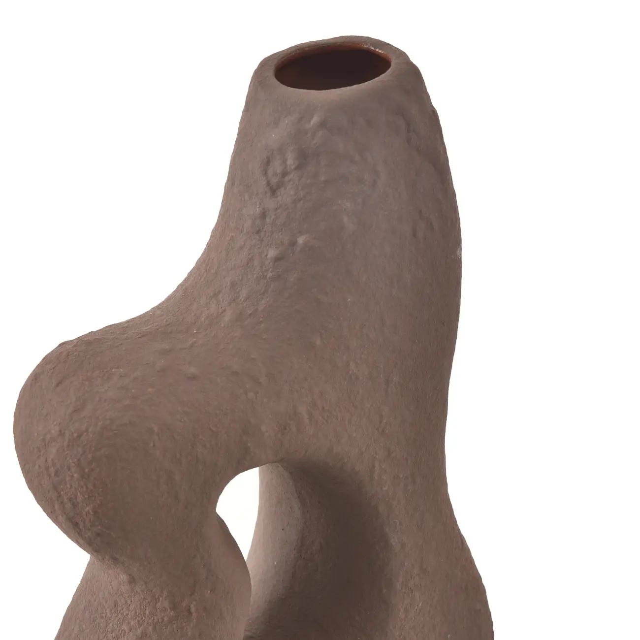 VASO DECORATIVO 20 CM SHIMO - MARROM/MANJERICÃO - Foto 6