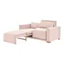 SOFÁ-CAMA 2 LUGARES ORIGAMI - QUARTZO ROSA/TAUARI - Foto 10