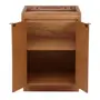 ARMÁRIO DE COZINHA INFERIOR 60 CM COM 2 PORTAS TOARI - MACCHIATO/COBRE - Foto 2