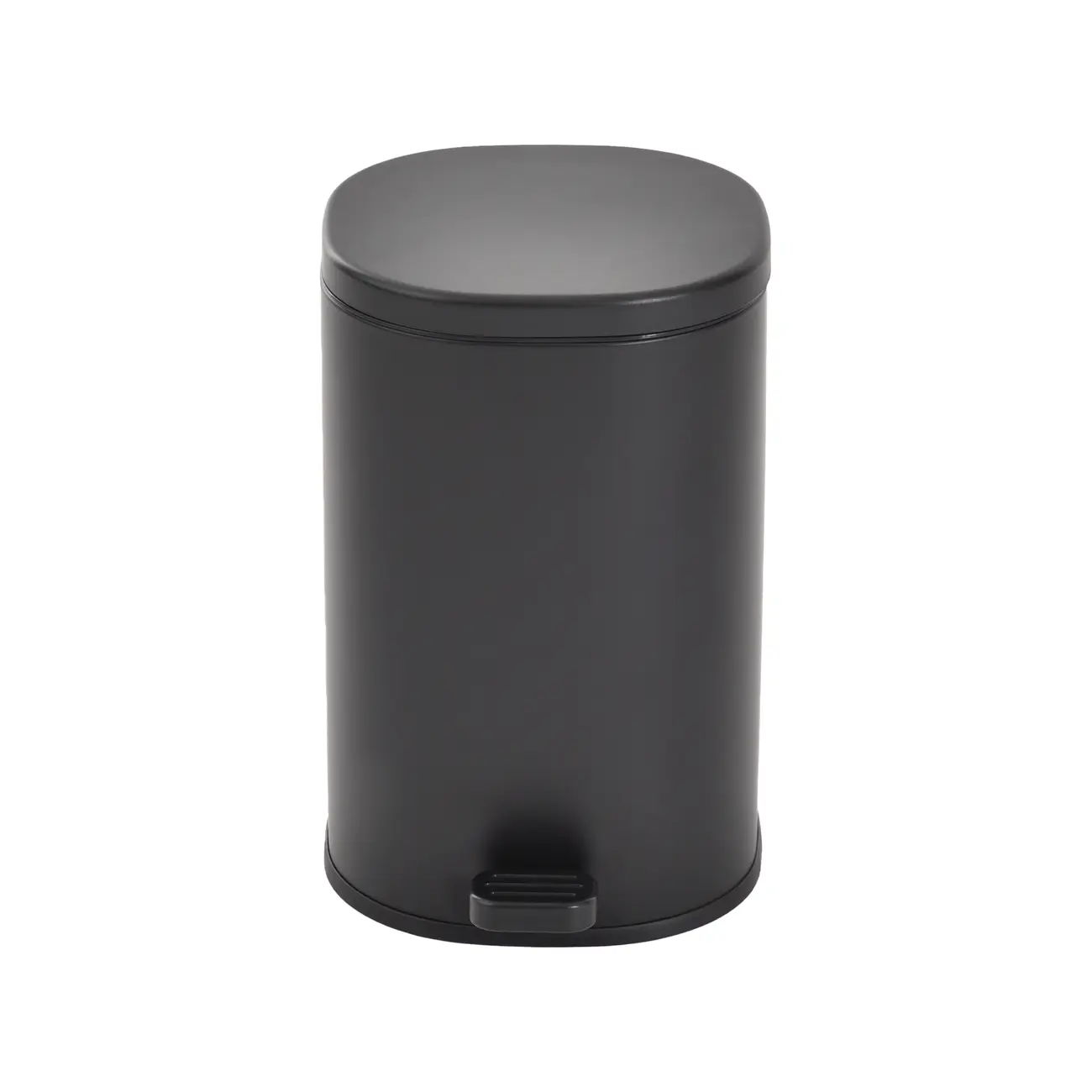 LIXEIRA COM PEDAL 5 L DEPP - PRETO/PRETO - Foto 4
