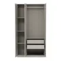 GUARDA-ROUPA 3 PORTAS 2 GAVETAS LIVE - FLANDRES - Foto 2