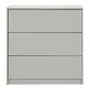 CÔMODA 3 GAVETAS 80 CM X 38 CM CLEAR - FLANDRES - Foto 1