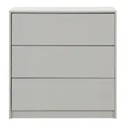 CÔMODA 3 GAVETAS 80 CM X 38 CM CLEAR - FLANDRES - Foto 1
