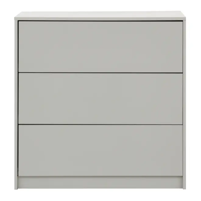 CÔMODA 3 GAVETAS 80 CM X 38 CM CLEAR - FLANDRES - Foto 1