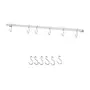 KIT SUPORTE 60 CM C/GANCHOS READY - CROMADO - Foto 2