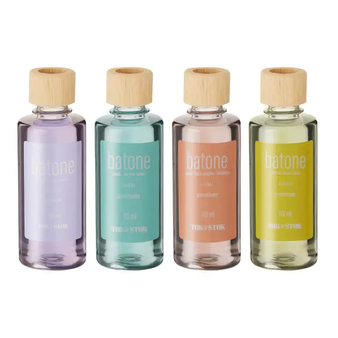KIT COM 4 AROMATIZADORES BATONE - MADEIRA/CORES CALEIDOCOLOR - Foto 1