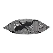 CAPA PARA ALMOFADA 45 CM X 45 CM SINUOUS - PRETO/CREAM - Foto 3