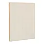 QUADRO 80 CM X 1 M LINEN SQUARE - MADEIRA/BRANCO - Foto 2