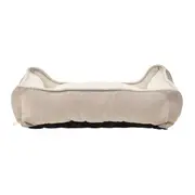 CAMA PARA PET 68 CM X 54 CM X 7 CM DREAMBED - NATURAL/CAMELO - Foto 5