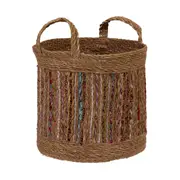 CESTO 26 CM X 26 CM X 26 CM COCAL - FIBRA CLARA/MULTICOR - Foto 3