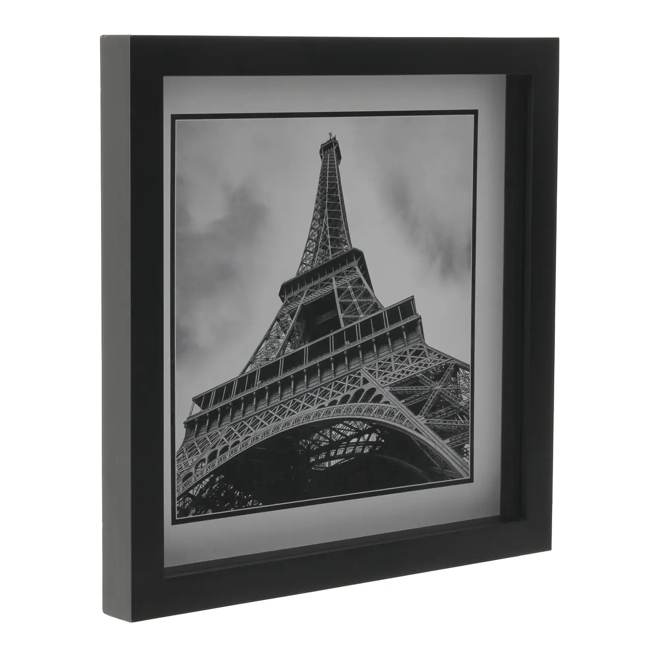 QUADRO 30 CM X 30 CM TOUR EIFFEL - PRETO/BRANCO - Foto 2