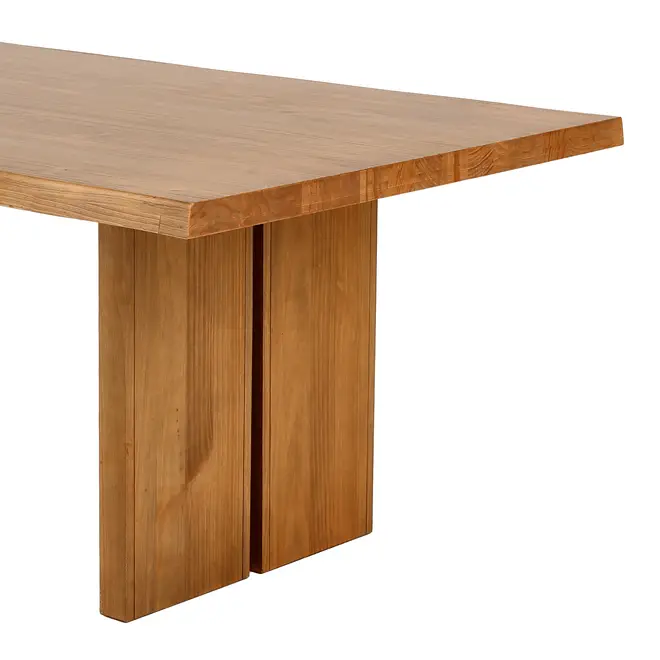 MESA DE JANTAR 2,38 M X 1,10 M PLANK - AMÊNDOA RÚSTICA - Foto 7