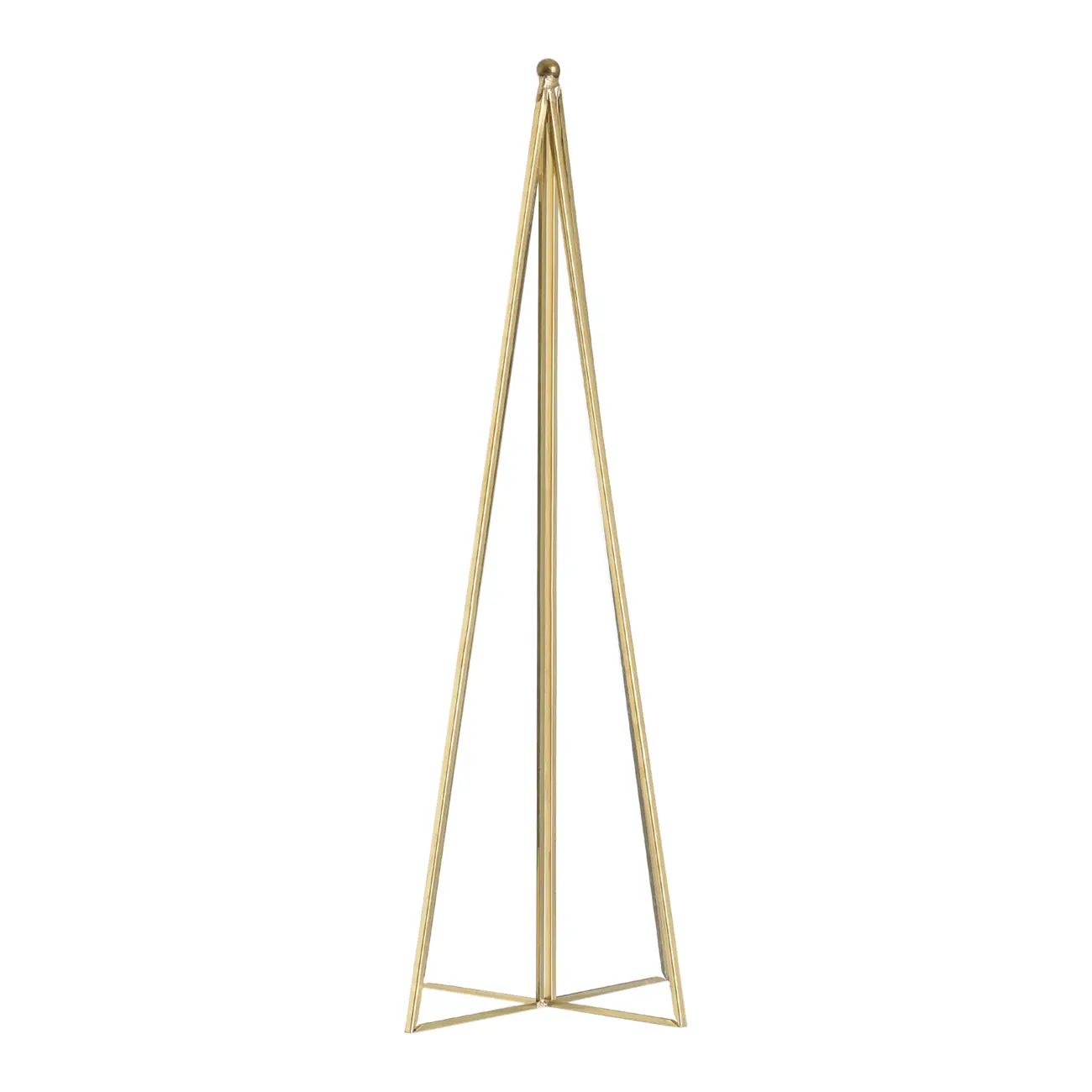 ADORNO ÁRVORE 30 CM NATAL ASTRAL - OURO/INCOLOR - Foto 1