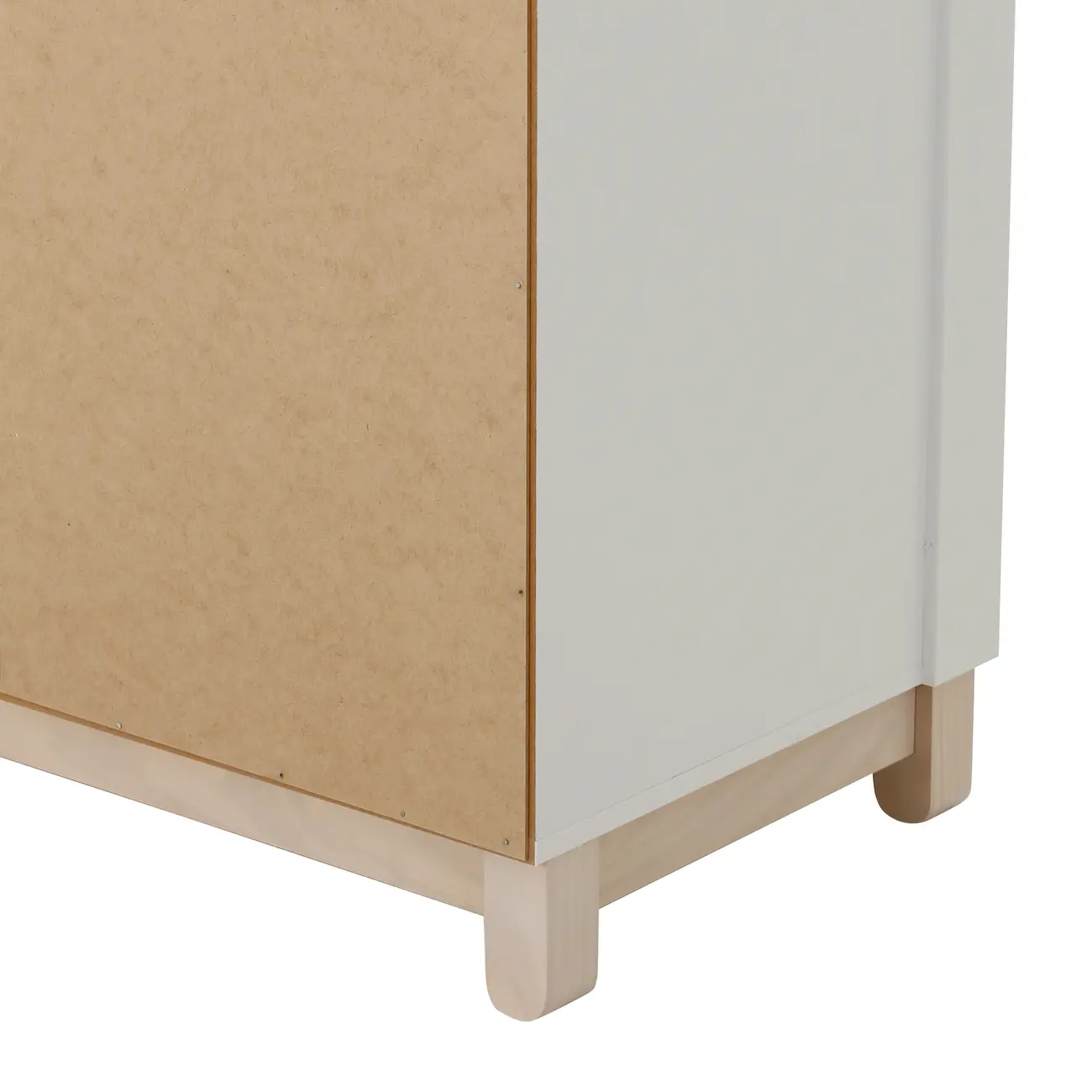 CÔMODA 3 GAVETAS/1 PORTA 1,36 M X 45 CM DULCE - BRANCO/NATURAL WASHED - Foto 12