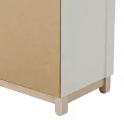 CÔMODA 3 GAVETAS/1 PORTA 1,36 M X 45 CM DULCE - BRANCO/NATURAL WASHED - Foto 12