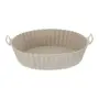 FÔRMA PARA FRITADEIRA REDONDA 21 CM EASY FRY - BEGE - Foto 1