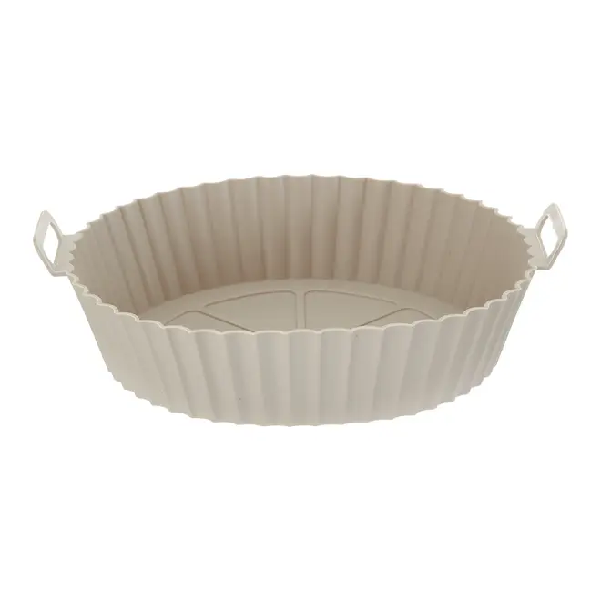 FÔRMA PARA FRITADEIRA REDONDA 21 CM EASY FRY - BEGE - Foto 1
