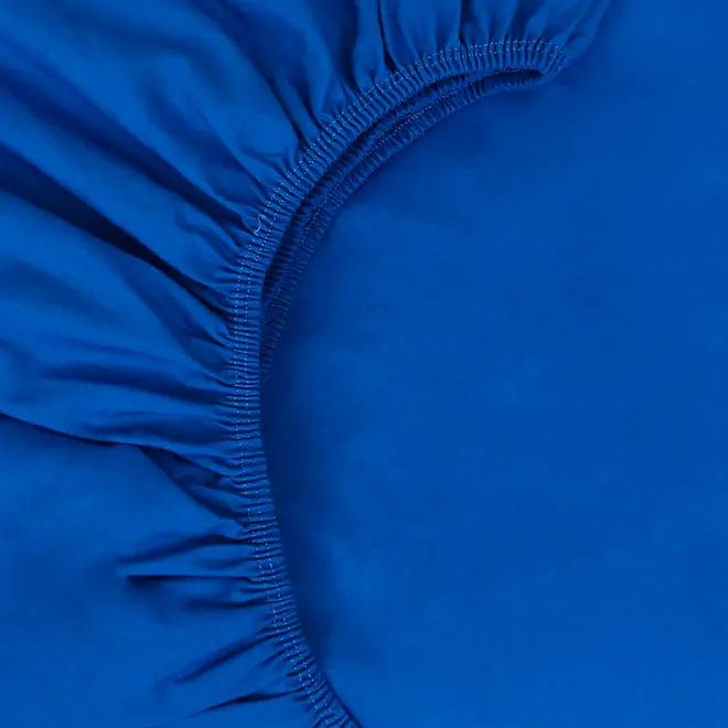 LENÇOL COM ELÁSTICO CASAL 1,38 M X 1,88 M X 30 M VON CONCEPT - AZUL COBALTO - Foto 3