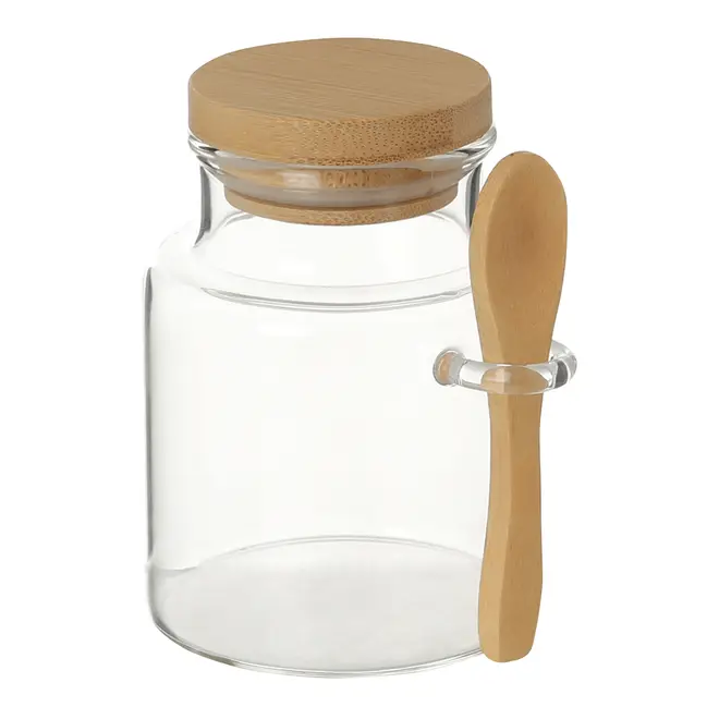 POTE 250 ML BAMBOO BORO - INCOLOR/BAMBU - Foto 3
