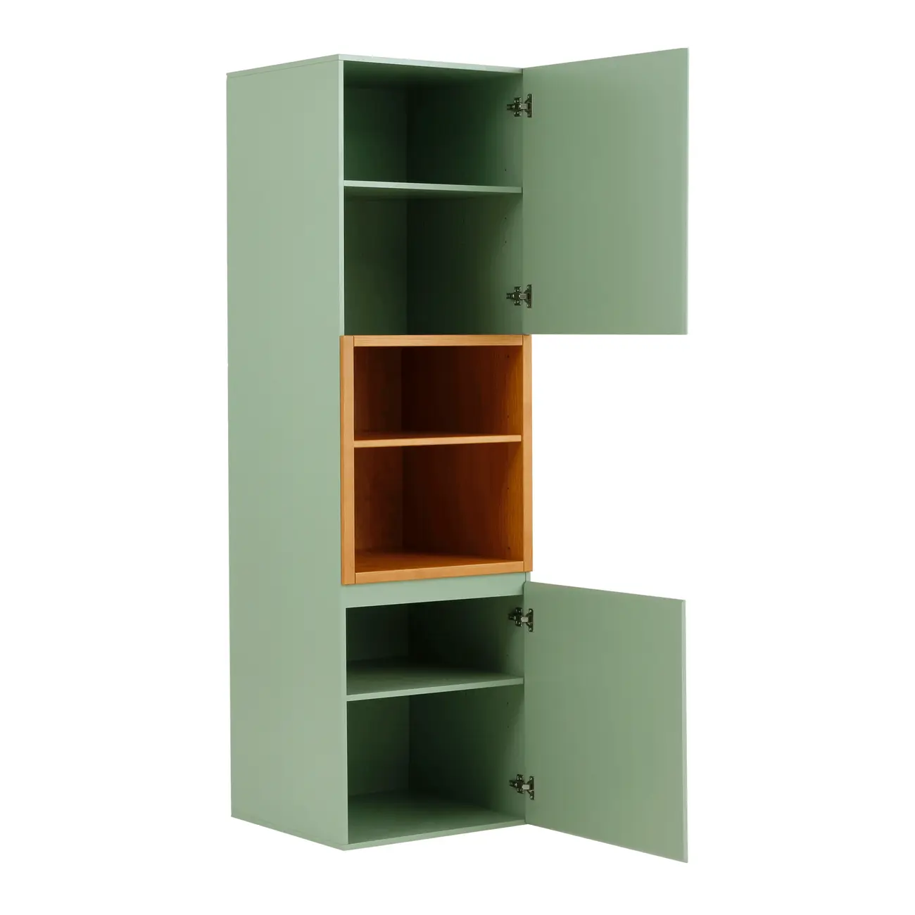 PANELEIRO/MICRO-ONDAS 2 PORTAS 60 CM X 2 M - SÁLVIA/AMÊNDOA - Foto 6