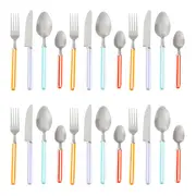 FAQUEIRO 24 PEÇAS PARA 6 PESSOAS STRIPED COLOR - CORES CALEIDOCOLOR - Foto 3