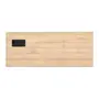 MESA 1,50 M X 60 CM COM CAIXA PARA CONECTIVIDADE ALETA - KONKRET/OAK TAMMI - Foto 3