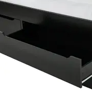 CAMA DE SOLTEIRO ALTA COM 4 GAVETAS 88 CM JOKER - PRETO - Foto 9