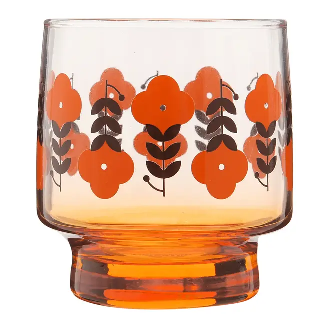 COPO ON THE ROCK 275 ML BLOOMBELOT - INCOLOR/TERRACOTA - Foto 1