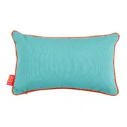 ALMOFAFA 50 CM X 32 CM VIBRA VERÃO MEMPHIS CLARA - VERDE ÁGUA/AÇAY - Foto 3