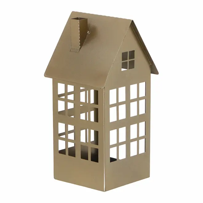 SUPORTE VELA CASA 22 CM FINE FESTIVITY - OURO - Foto 6