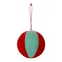 KIT COM 2 PINGENTES BOLAS COLORFUN XMAS - VERMELHO/SORBET DE MENTA - Foto 4