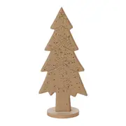 ADORNO ÁRVORE CLEAN 29 CM VILAREJO NOEL - ÁLAMO/OURO - Foto 3