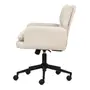 CADEIRA HOME OFFICE KIND - PRETO/BEGE - Foto 3