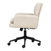 CADEIRA HOME OFFICE KIND - PRETO/BEGE - Foto 3