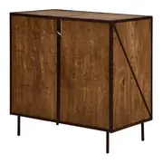 CÔMODA 4 GAVETAS 90 CM X 53 CM STEAM TRUNK - ENCERADO CASTANHO/CASTANHO - Foto 5