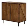 CÔMODA 4 GAVETAS 90 CM X 53 CM STEAM TRUNK - ENCERADO CASTANHO/CASTANHO - Foto 5