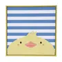 QUADRO 20 CM X 20 CM ANIMALS DUCK - ZIMBRO/LIMÃO SICILIANO - Foto 1