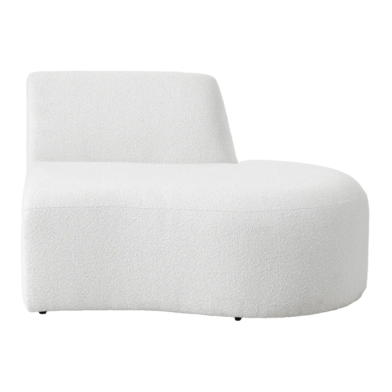 SOFÁ 4 LUGARES ESTENDIDO ESQUERDO ÔNDULO - BOUCLÉ BRANCO - Foto 7
