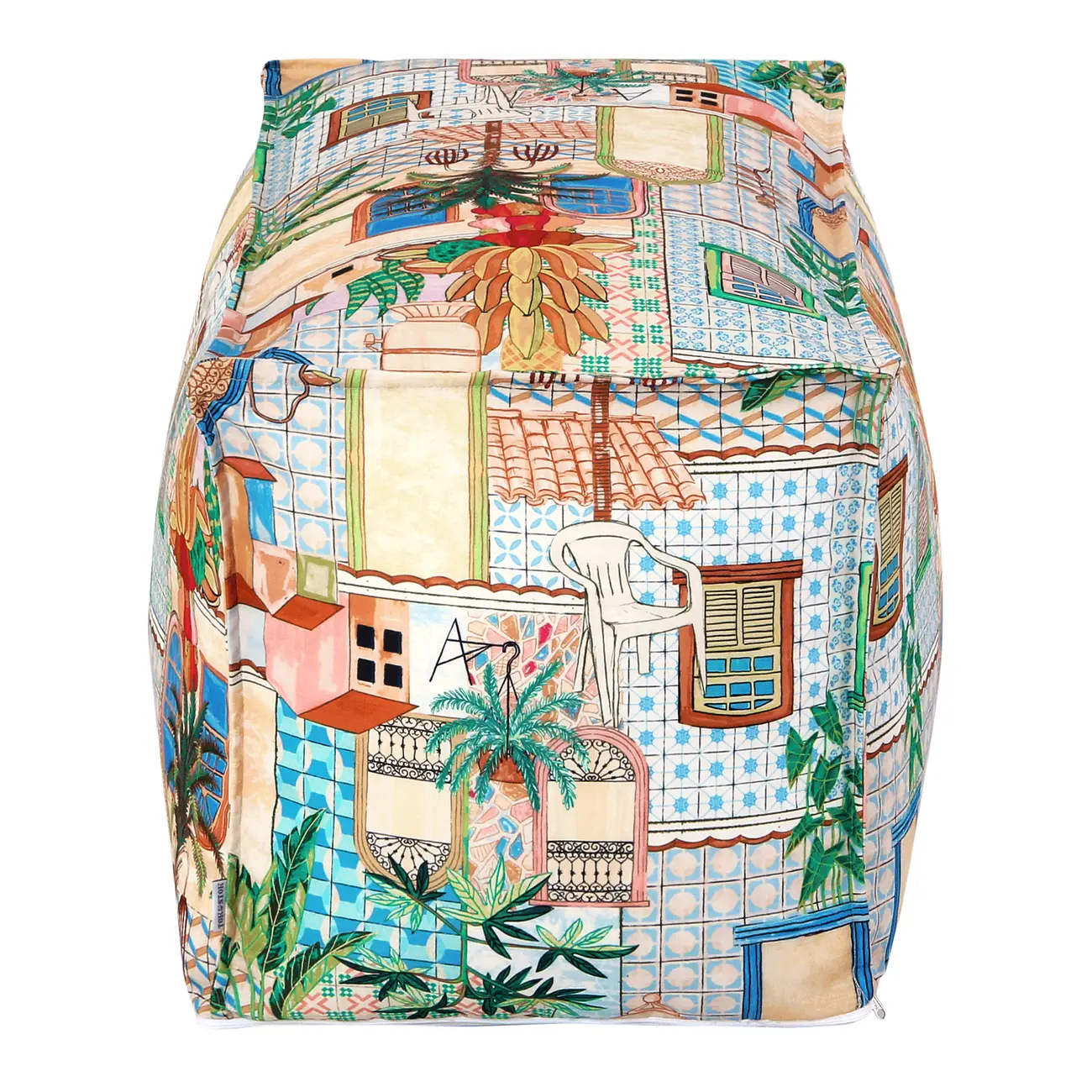 PUFF 90 CM X 45 CM SAUDADE TROPICAL - MULTICOR - Foto 3