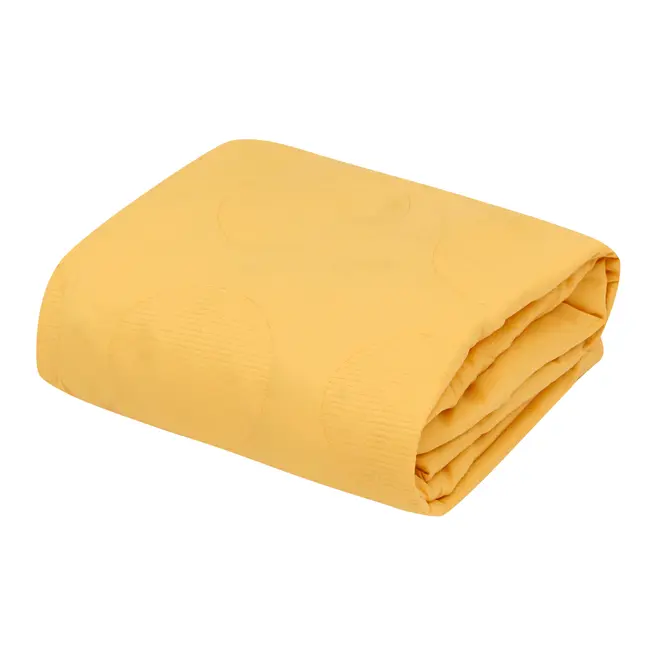 COLCHA SOLTEIRO COM ELÁSTICO 78 CM X 1,88 M X 20 CM SATÉLITES - AMARELO HANBAR - Foto 2