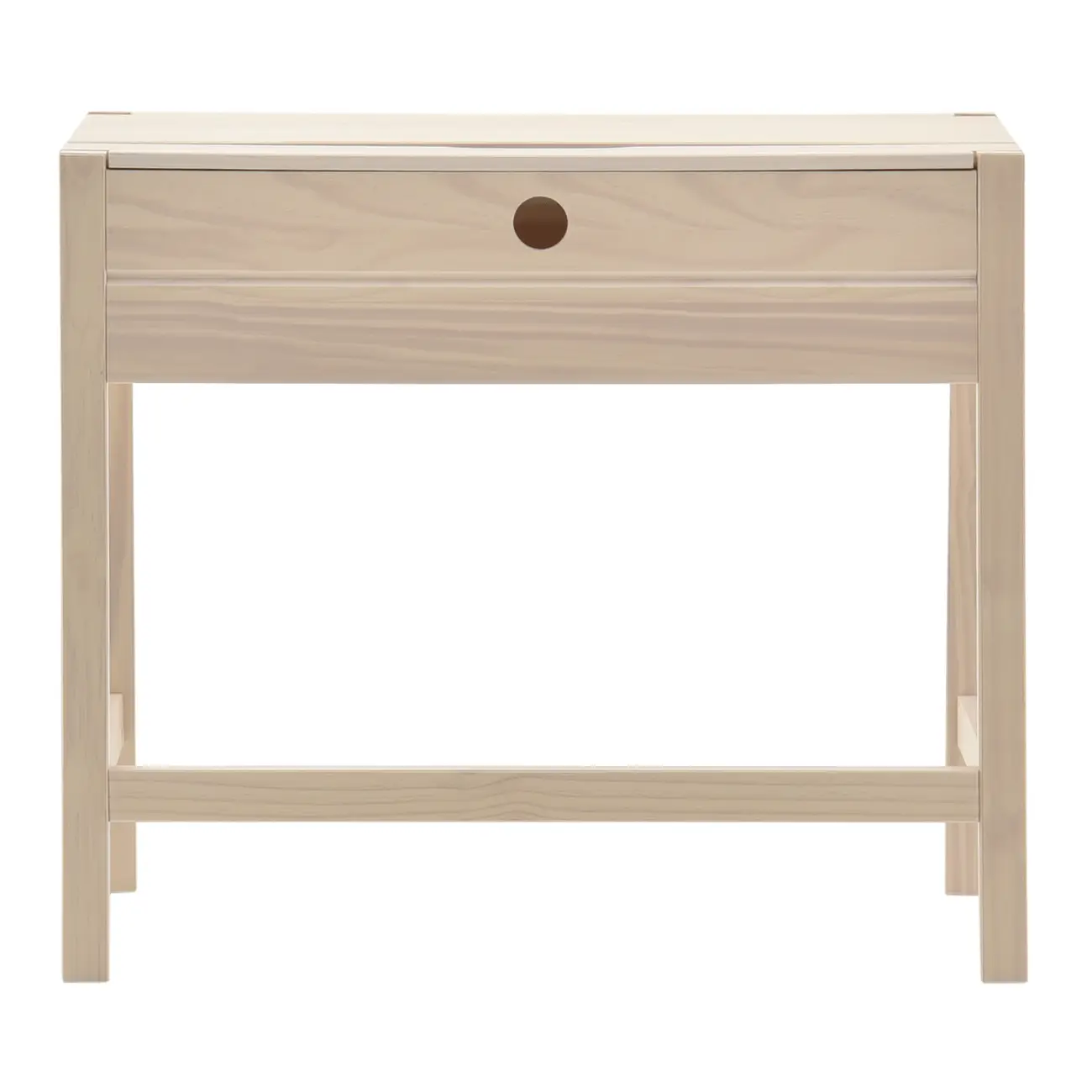 ESCRIVANINHA 90 CM X 45 CM WOOD FENCE - BRANCO LAVADO - Foto 5