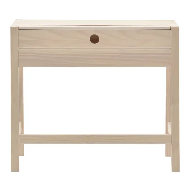 ESCRIVANINHA 90 CM X 45 CM WOOD FENCE - BRANCO LAVADO - Foto 5