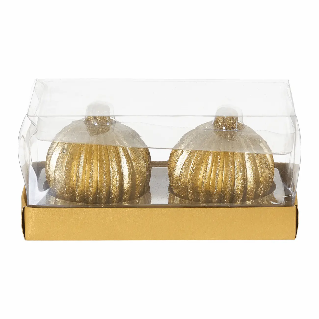 LISTRAS KIT VELAS C/2 7 CM FINE FESTIVITY - OURO - Foto 1