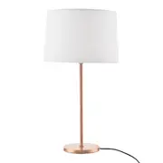 LUMINÁRIA MESA LUMI-ROUND C/CUP K - COBRE/BRANCO - Foto 1
