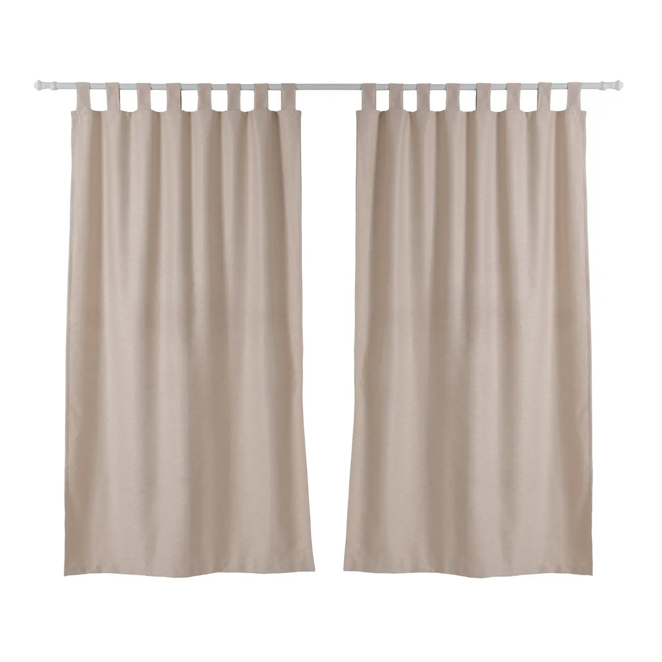 CORTINA BLACKOUT 70% 2 PEÇAS 1,30 M X 2,30 M MARÉ AREIA - BEGE/AVEIA - Foto 1