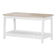 SAPATEIRA 39 CM X 70 CM X 37 CM BENSHOES - BRANCO/NATURAL WASHED - Foto 2