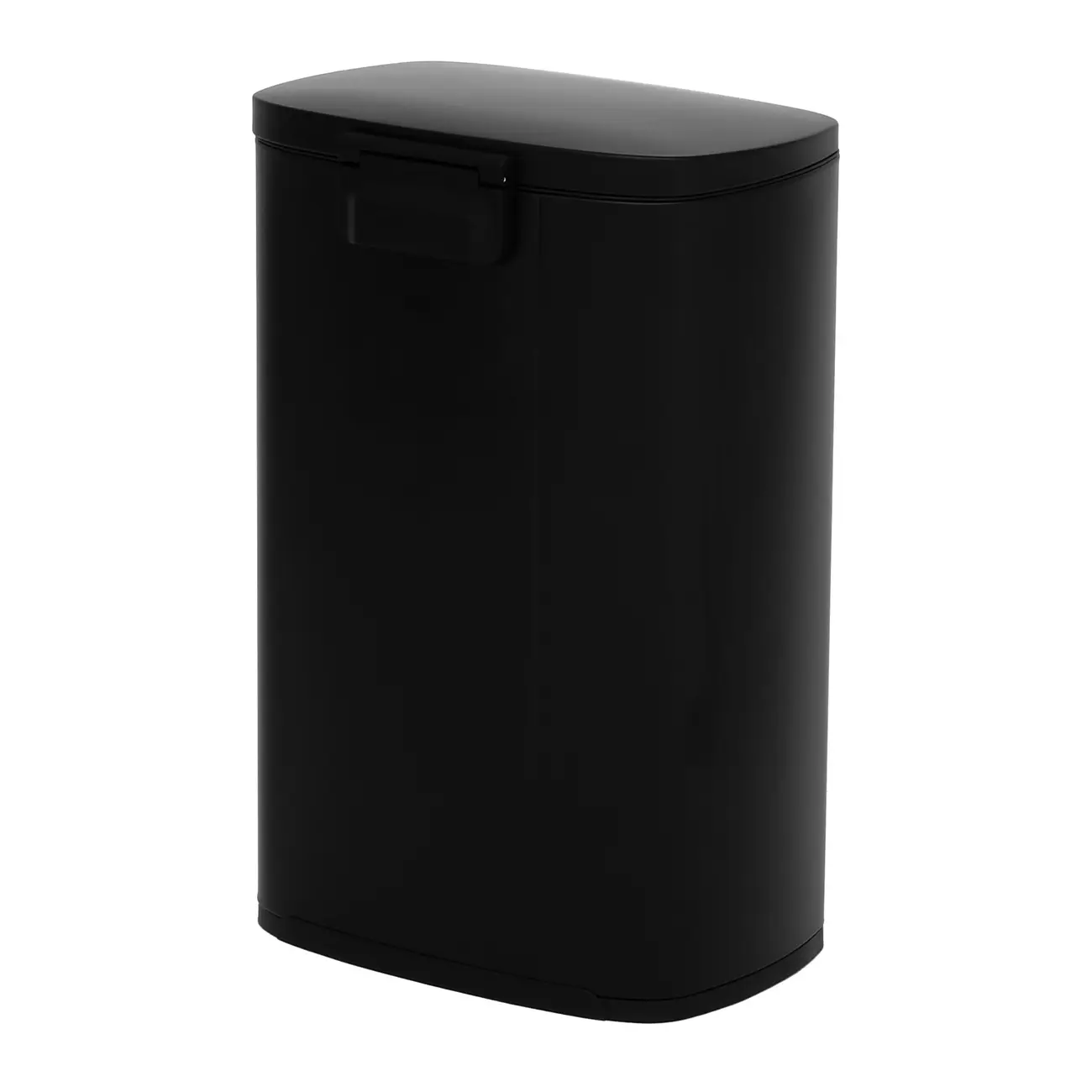 LIXEIRA COM PEDAL 50 L CHANDLER - PRETO/INOX - Foto 5