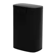 LIXEIRA COM PEDAL 50 L CHANDLER - PRETO/INOX - Foto 5